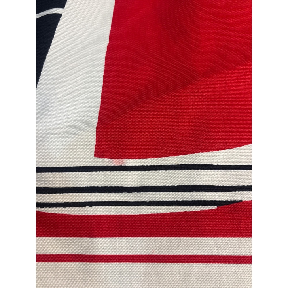 Talbots Womens Navy Blue Nautical Sailboat Mini Skirt Size 8 Red White Coastal - Picture 2 of 7